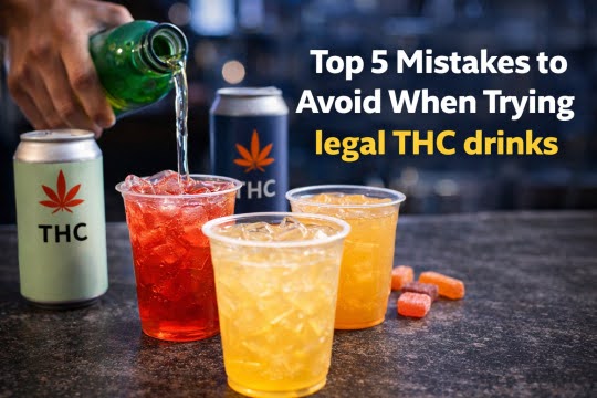 Top 5 Mistakes to Avoid When Trying legal THC drinks